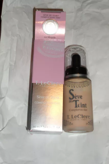 T.LECLERC sève de teint 02 moyen 30ml neuf