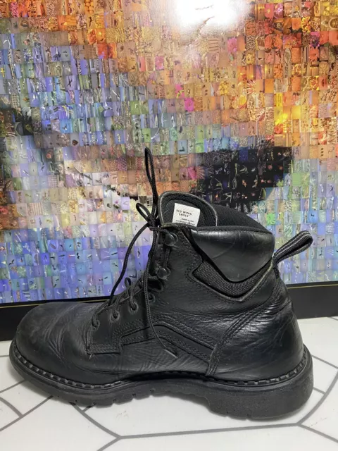 968 RED WING 9.5 E2 Black Engineer Motorcycle Boots Leather 125.00 PicClick