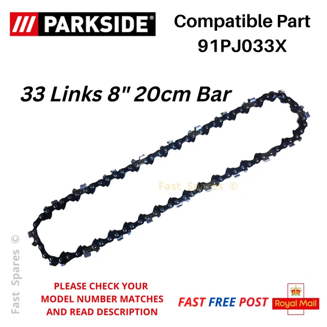 PARKSIDE PAHE 20-LI A1 Catena motosega 20 cm 8" 33 collegamenti POSTA