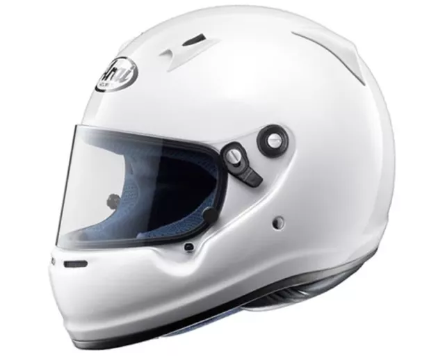 Arai CK-6 Go Kart Racing Helmet Lid White Snell K2016 Approved Kart Karting 2