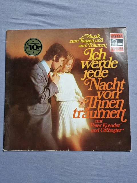Jede Nacht Haben Sie Andere Geholt PETER KREUDER UND Orchester Ich werde jede Nacht von Ihnen träumen LP