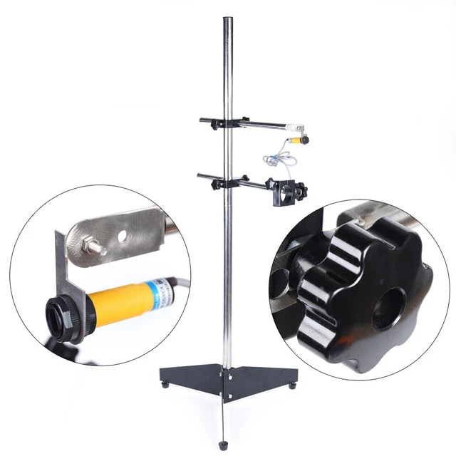 Handheld Printer Bracket For Automated Production Line Equipment Sliver & Black