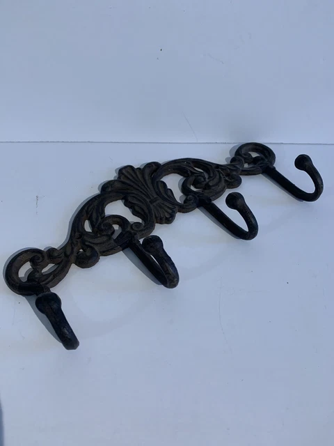 Cast Iron Metal Wall Hooks Rustic Farmhouse Wall Towel Coat Purse Hanger 3