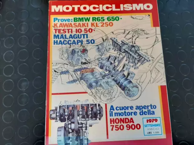 Motociclismo 9 Settembre 1979 Bmw R65 650 Kawasaki Kl 250 Malaguti Haccapi 50