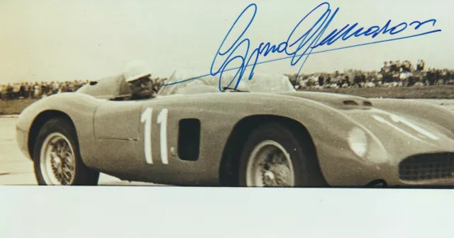 Gino Munaron - Orig Signed Photo - Deceased Grand Prix-Driver F1