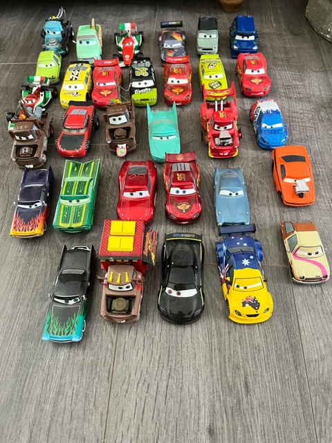 Lot De 31 Voitures Disney Pixar Cars Rare Collector 1/43