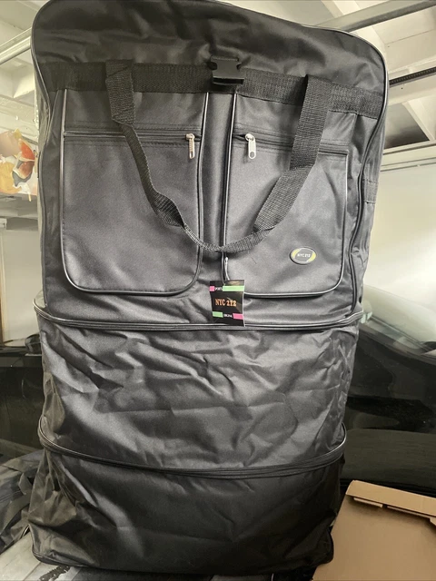 30"Expandable Rolling Duffel Bag Wheeled Spinner Suitcase Luggage