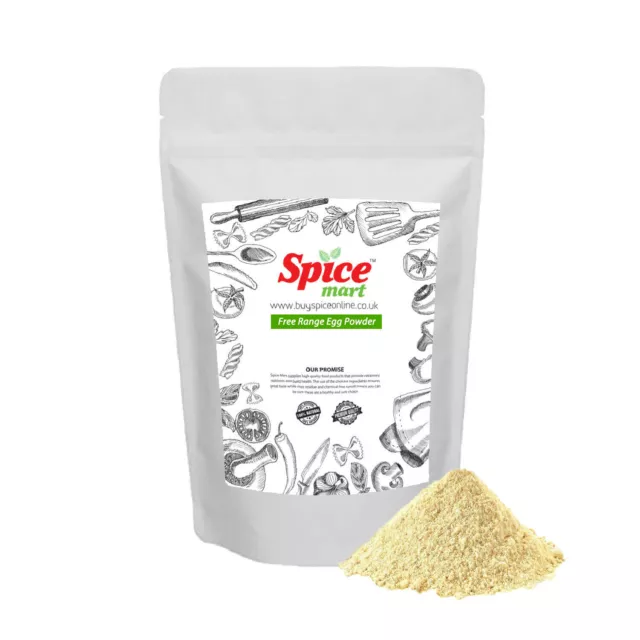 Free Range Egg Powder Whole | 100% Free Range Free UK P&P 50g-1.9kg