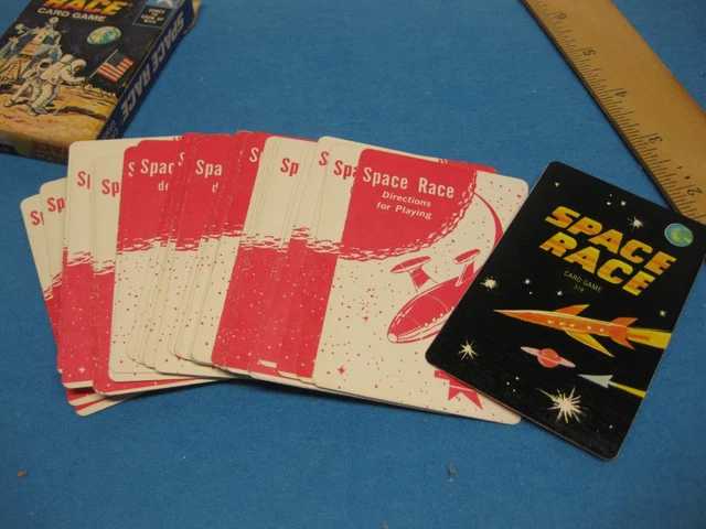 VINTAGE 1969 SPACE Race card game by Edu-Cards, never used $13.66 ...