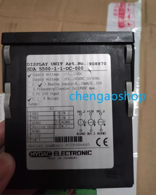1PCS HYDAC HDA 5500-1-1-DC-000 (by DHL or Fedex) #U4010D YG