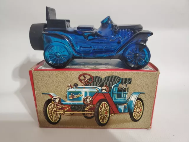 Vintage Avon - Stanley Steamer Car Wild Country Cologne EMPTY Bottle W/Box