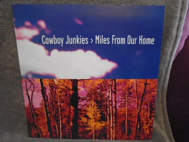 RARE PROMO Cowboy Junkies LP FLAT POSTER Miles From Our Home '98 tamarack ginger