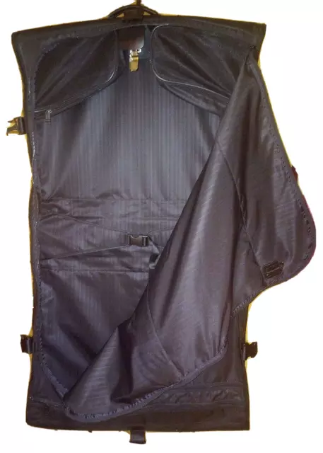 TUMI Garment Bag Alpha Black Bi-fold Luggage Made of Ballistic Nylon 22" x 21"