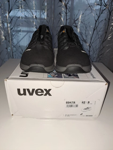 Uvex Arbeitsschuhe GR. 42  schwarz/ grau S1