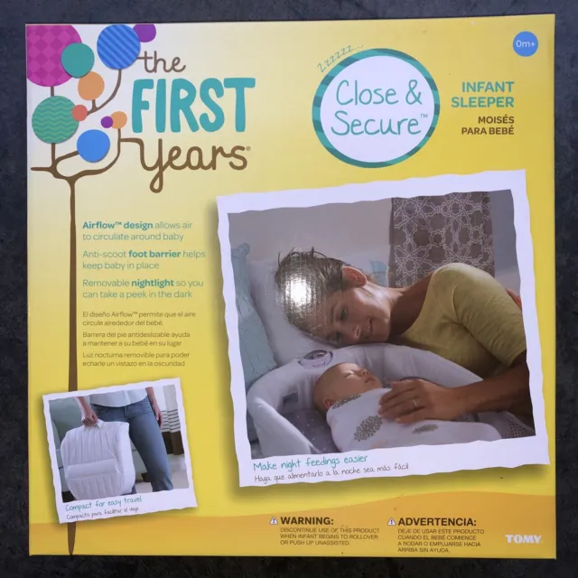 The First Years: Close and Secure Sleeper For Newborns Portable NEW IN BOX