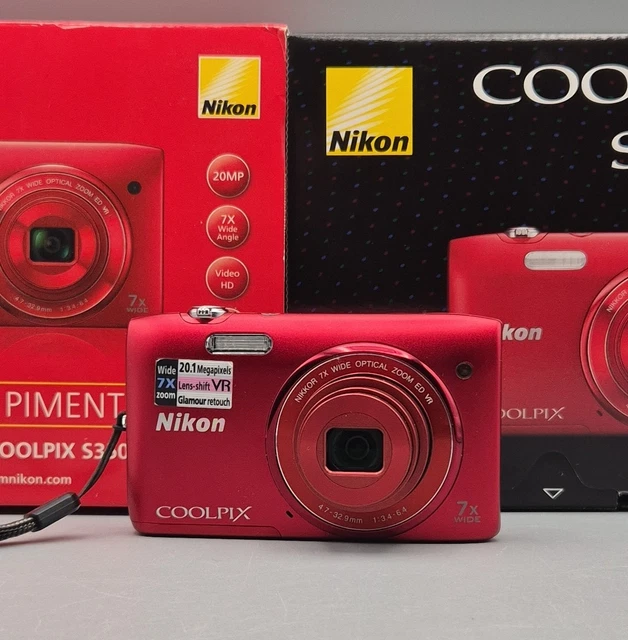 Nikon Coolpix S3500 : meilleur prix - Les Numériques