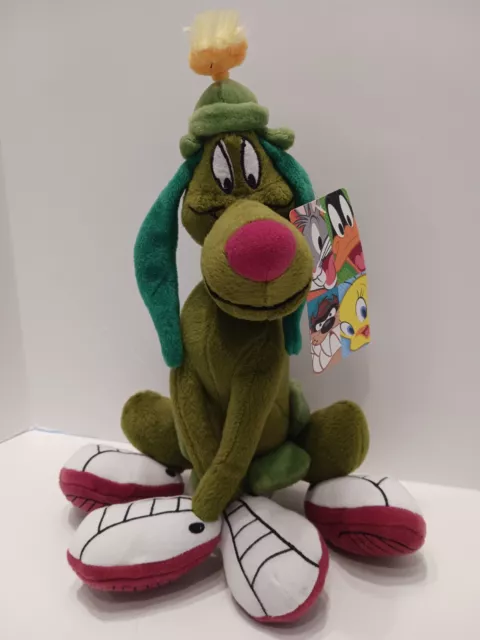 Looney Tunes Marvin Martian K-9 Space Dog Plush NWT 2009 14"