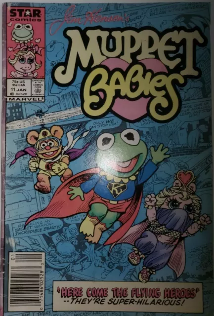 Muppet Babies # 4 VF Marvel Star Comic Book Ms. Piggy Kermit The