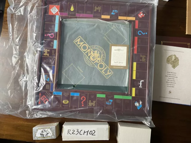 NEW IN BOX Franklin Mint Monopoly Collector's Edition Wood Board Game - 1991