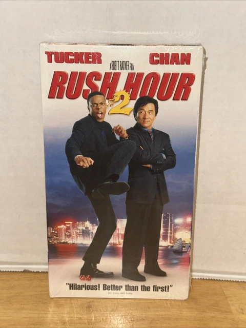 RUSH HOUR 2 VHS 2001 Jackie Chan Chris Tucker NEW FACTORY SEALED £15.31 ...