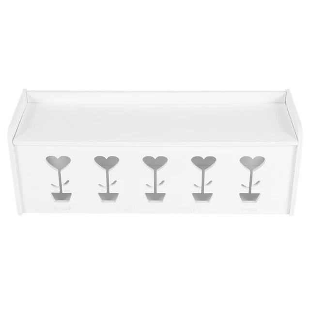 Rectangular Cable Storage Box Wire Management Socket  Strip Cord Storage7686