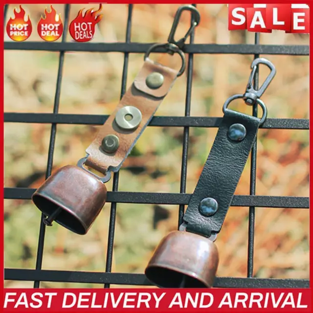 Retro Style Camping Bell Animal Pets Supplies Cow Bell for Atmosphere Decoration