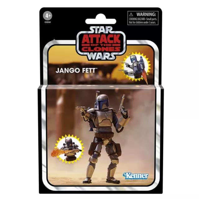 Star Wars The Vintage Collection 3.75" Jango Fett (Attack of the Clones) Deluxe