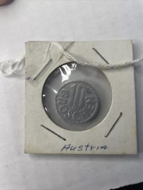 Remarkable 1955 Austria 10 Groschen Coin - Second Republic Era