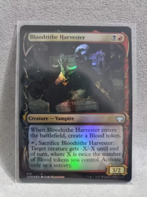 Bloodtithe Harvester (Showcase Fang Frame) [Innistrad: Crimson Vow] FOIL - MTG