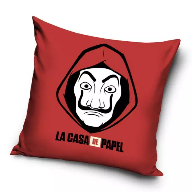 Money Heist Coussin Rempli Carré Canapé Accessoire Netflix Séries La De Papier