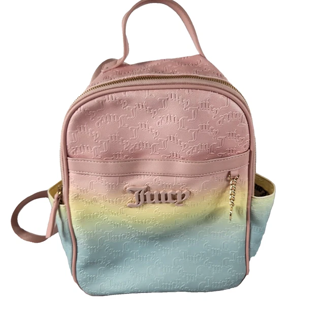 Juicy Couture Pink Ombre Heartless Backpack Pastel Rainbow NWT NWT Juicy Couture Pink Ombre Heartless Backpack | eBay main image 3
