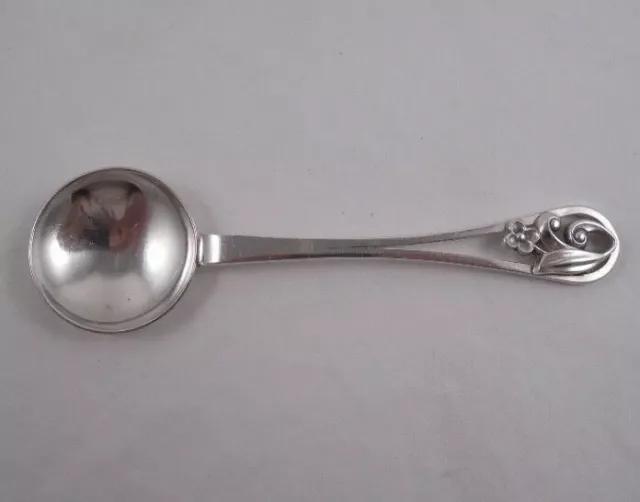 Georg Jensen Lapaglia Sterling Silver Usa Blossom Style Serving Spoon 112