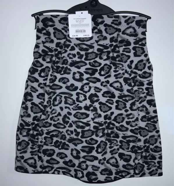ANN SUMMERS CONTROL Skirt Leopard Print Black & Grey Sizes 14-20 BNWT  Shapewear £4.99 - PicClick UK