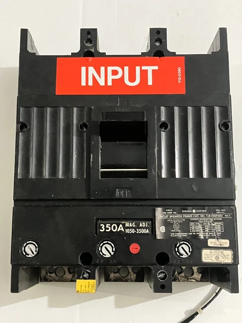 GE GENERAL ELECTRIC Circuit Breaker Teb132015 3P 240Vac 15A Used Grn