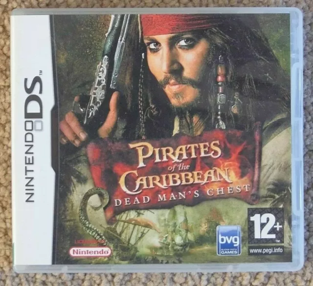 Pirates of the Caribbean Dead Man's Chest jeu DS 1re classe + Manuel Poste Gratuit