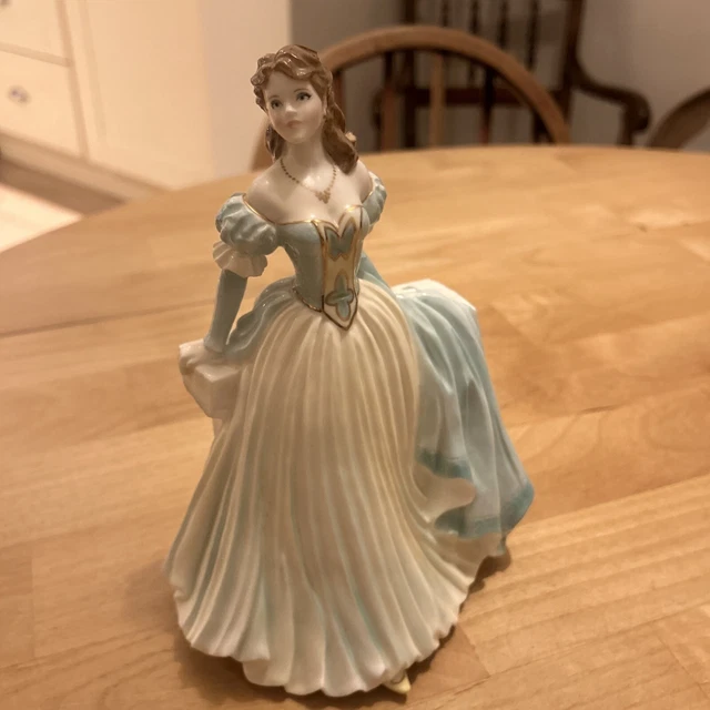  Worcester フィギュア Summer Romance ROYAL WORCESTER OLIVIA Summer Romance Lady Figurine 8.5