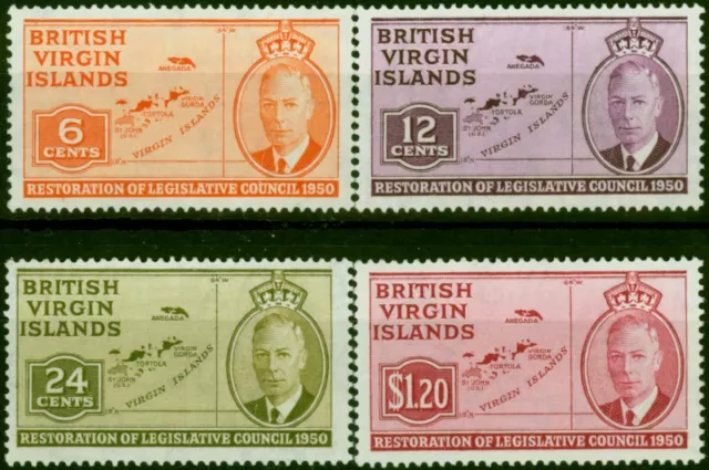 Virgin Inseln 1951 Set Mit 4 SG132-135 V.F MNH