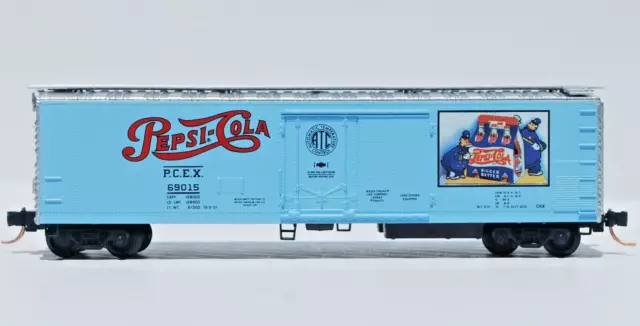 Pepsi-Cola. N Scale. 51' Rivet Side Mech. Reefer. Micro Trains. New. P/N 69140.