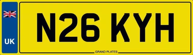 Nicky H Number Plate N26 Kyh Private Registration - Nick Nicholas Nicola Nikki