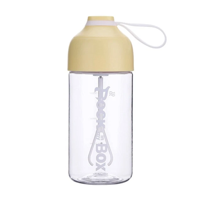 GymBeam Shaker Infinity 1000ml Nero - Shaker Proteico Senza BPA, Con Sfera Miscelatrice