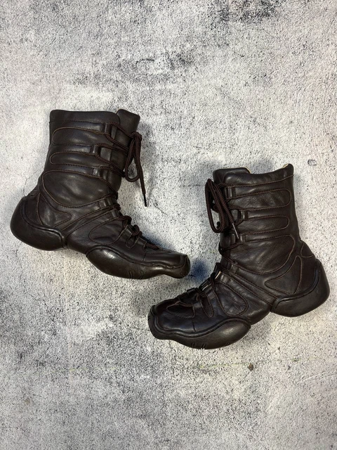 VINTAGE MARITHE FRANCOIS Girbaud Cyber-Tech Lace-Up Boots Size 36 £227. ...