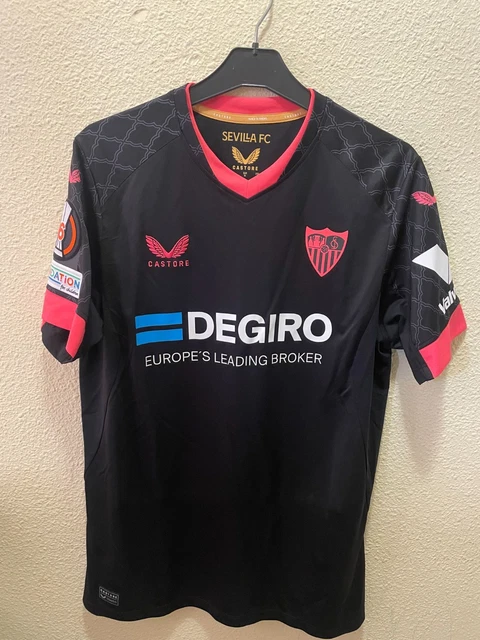 CAMISETA DE FUTBOL DEL SEVILLA FC MARCA WARRIOR TALLA XL DORSAL Nº 9 GAMEIRO