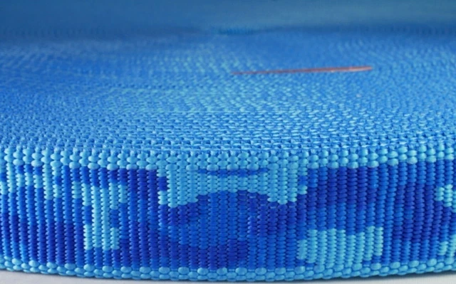 1m blau tarnfarben 20 mm Polypropylengurtband