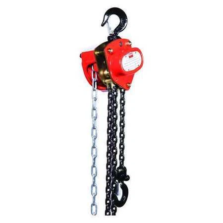 Dayton 1Vw51 Manual Chain Hoist,1000 Lb.,Lift 10 Ft.