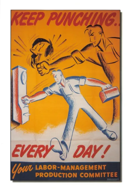 Modern D Day Postcard American Propaganda 1943 Large Size Unused V Gd Mint