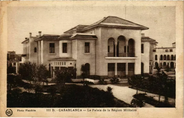 CPA AK Casablanca - The Palace of the Military Region MOROC (963465)