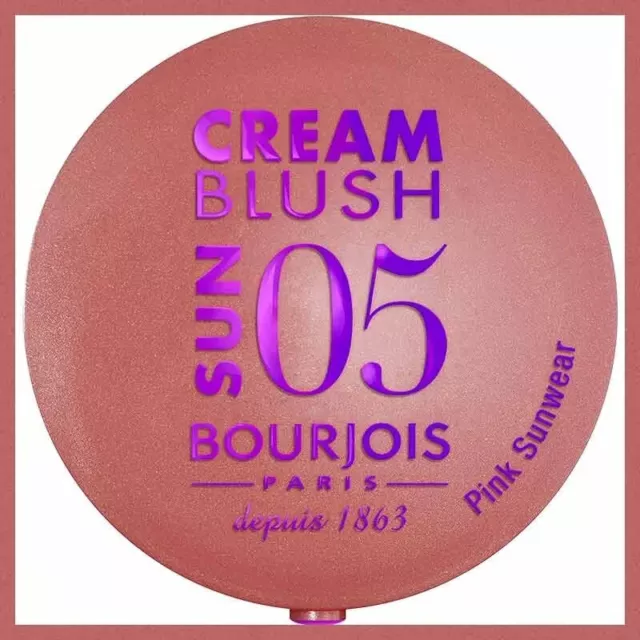 BOURJOIS CREAM BLUSH FARD A JOUES CREME POUDRE 005 PINK SUNWEAT 2,5gr