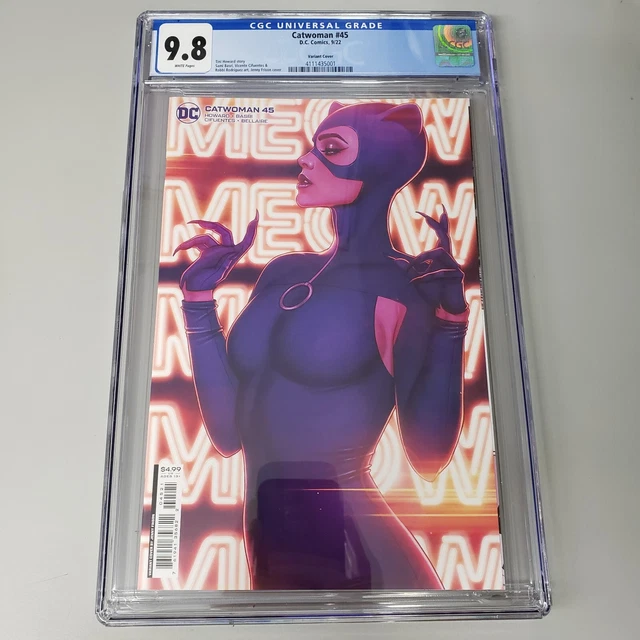 Catwoman #45 CGC 9.8 Jenny Frison Variant Cover DC Comics 2022