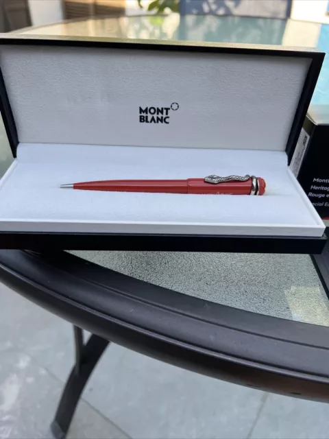 Montblanc HERITAGE COLLECTION Rouge et Noir Special Edition Coral Ballpoint Pen