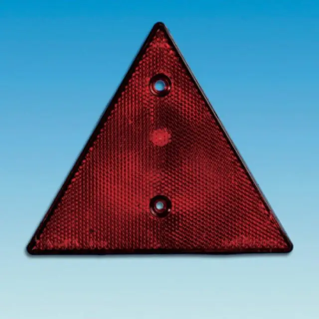 Reflective Triangle Reflector For Trailer Ifor Williams Caravan Towing x 2